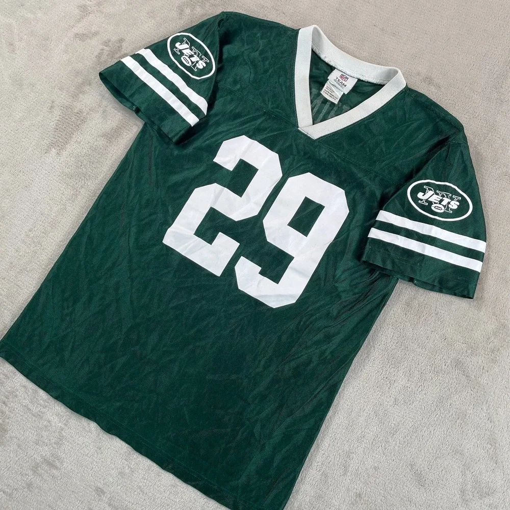 NFL Team Apparel Leon Washignton NY New York Jets Football Jersey Youth XL 18-20